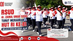 Dari Barisan Gerak Jalan ke Ruang Pelayanan, RSUD ZUS Tanamkan Semangat Kemerdekaan dalam Pengabdian