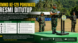 TMMD Ke-129 Pohuwato Tuntas, Infrastruktur dan Pemberdayaan Warga Capai Target 100 Persen