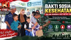 Peringati HUT ke-81 TNI, Korem 133/Nani Wartabone Gelar Bakti Kesehatan Gratis untuk Warga Gorontalo, Panglima TNI Tekankan Pelayanan Humanis
