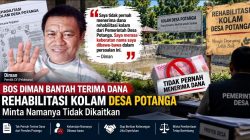 Bos Diman Bantah Terima Dana Rehabilitasi Kolam Desa Potanga, Minta Namanya Tidak Dikaitkan